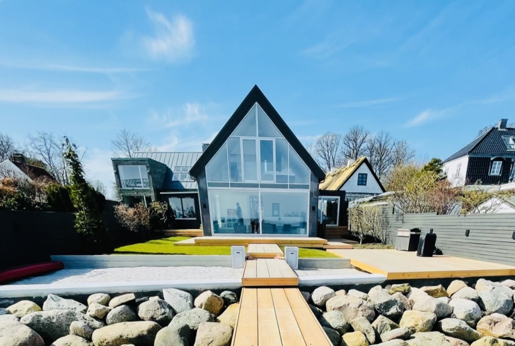 Glasgavl loft til kip løsning